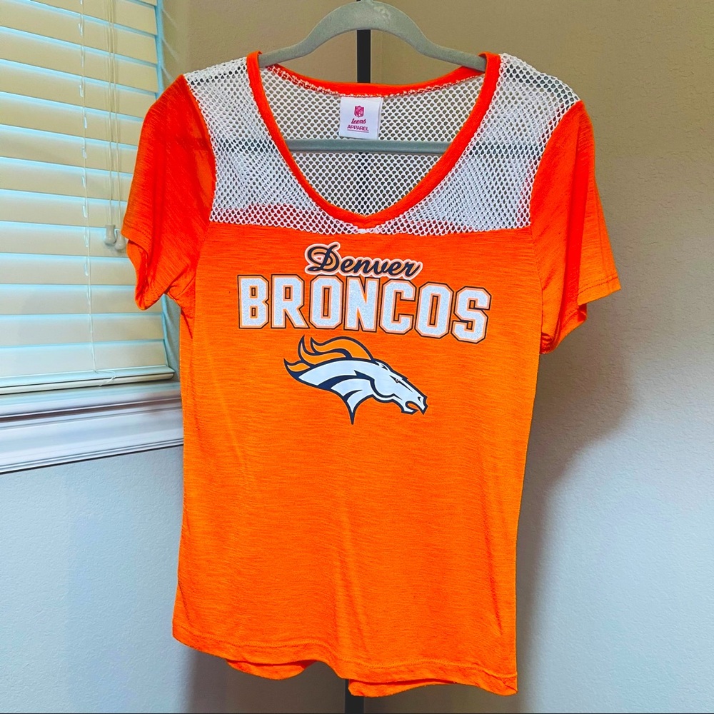 DENVER BRONCOS NFL teens apparel Fishnet Shirt M